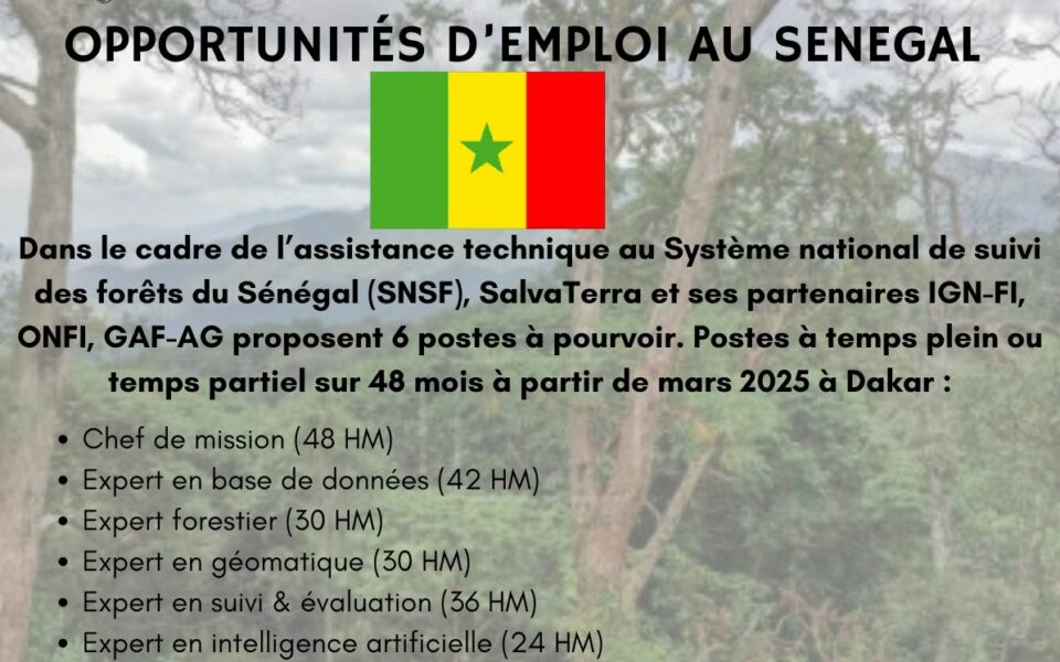 Opportunités d’emploi au Sénégal